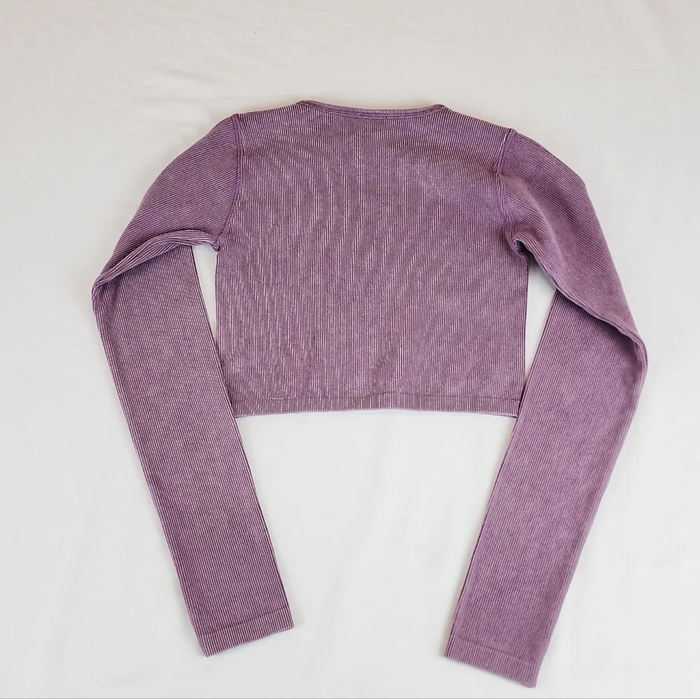 Zara Long Sleeve Cropped Sweater Top SIZE 12-14
